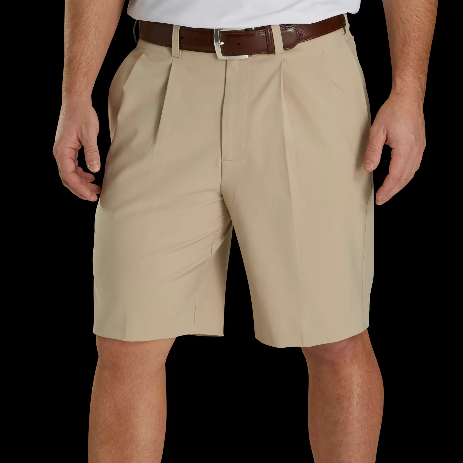 Outlet Pleated 9.5" Inseam Short Shorts