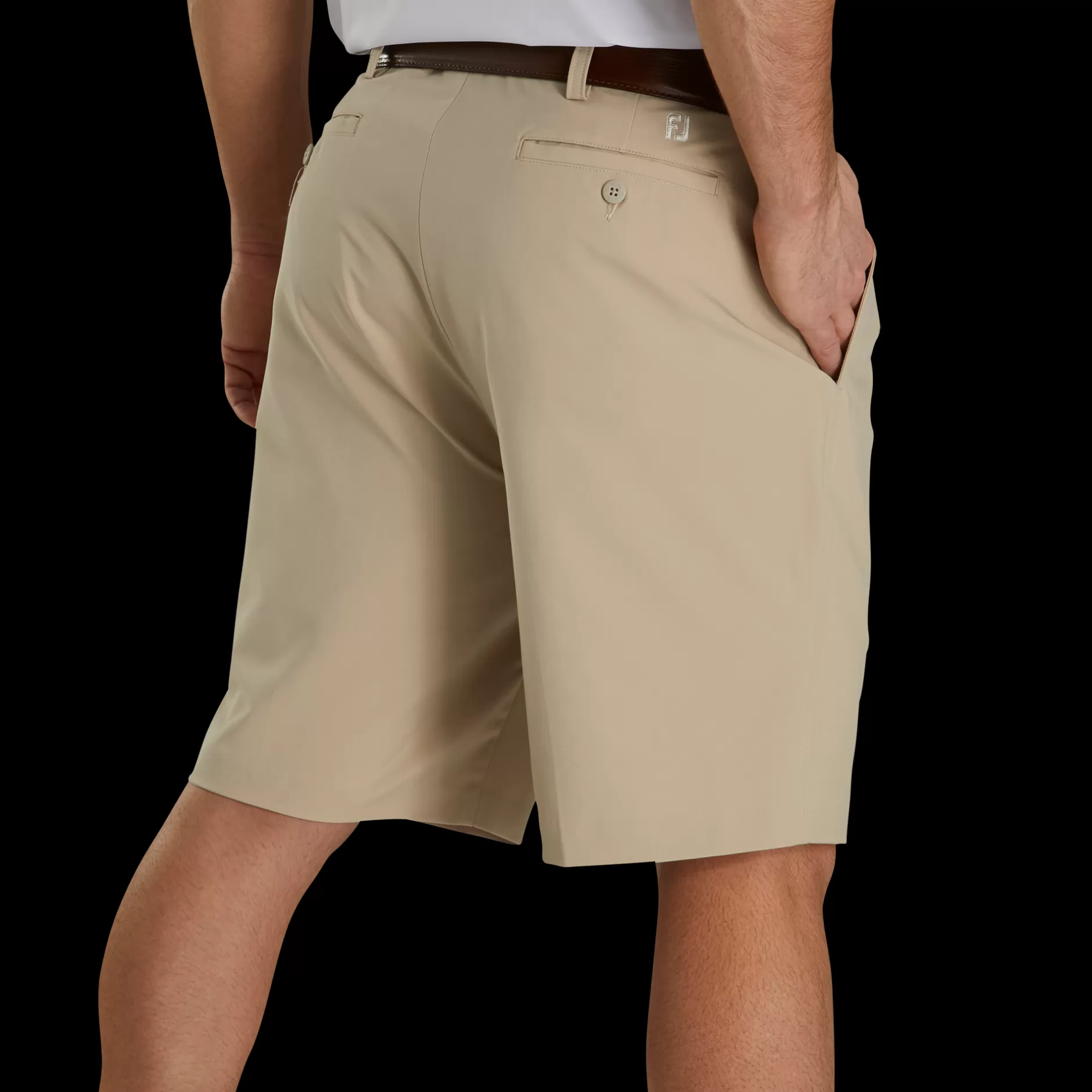 Outlet Pleated 9.5" Inseam Short Shorts