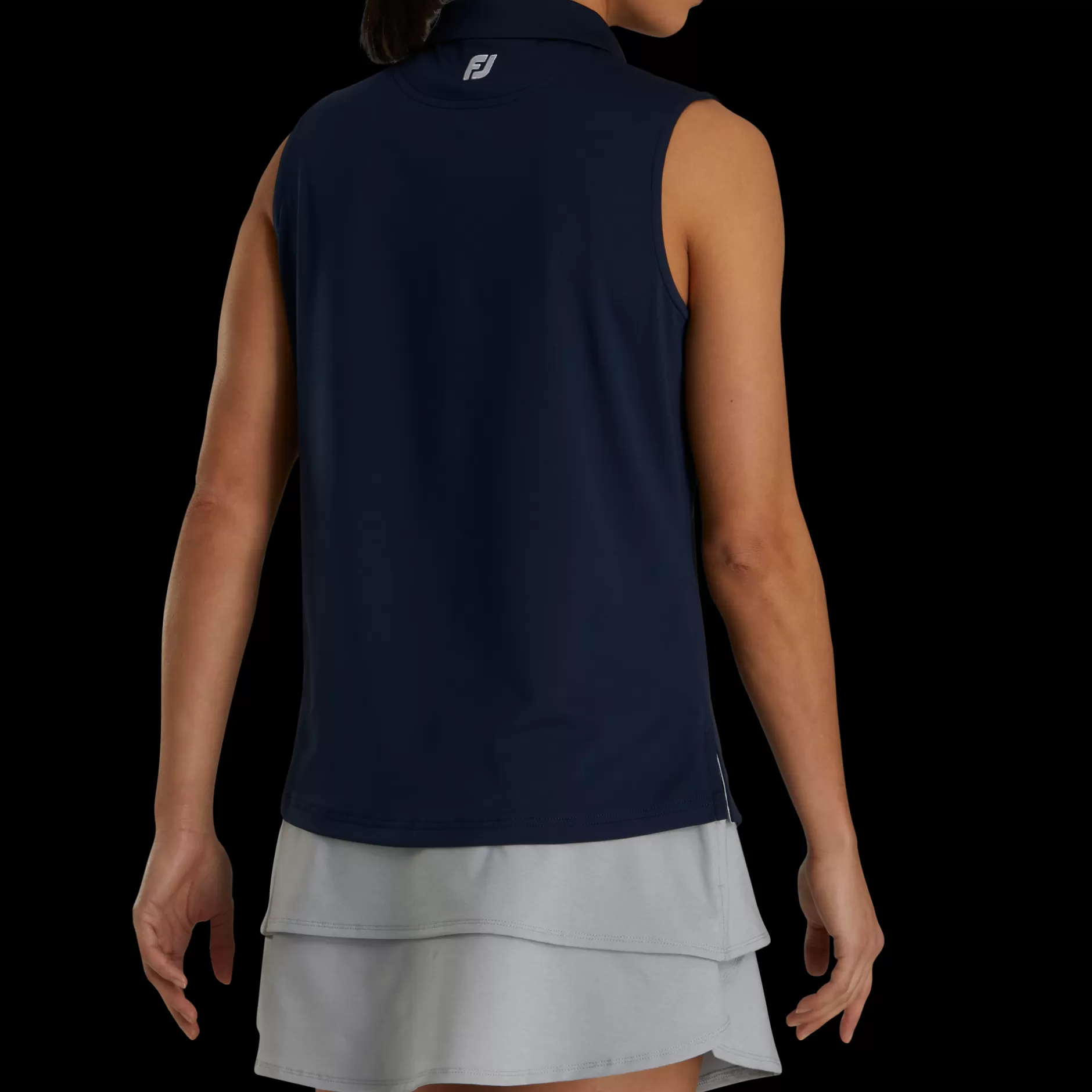 Best Sale Solid Lisle Sleeveless Women - FJ Tour Collar Women Shirts